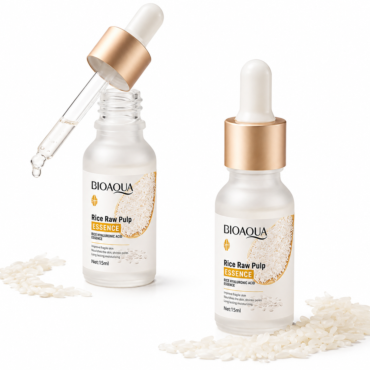 Suero Facial Aclarante Extracto de Arroz Bioaqua