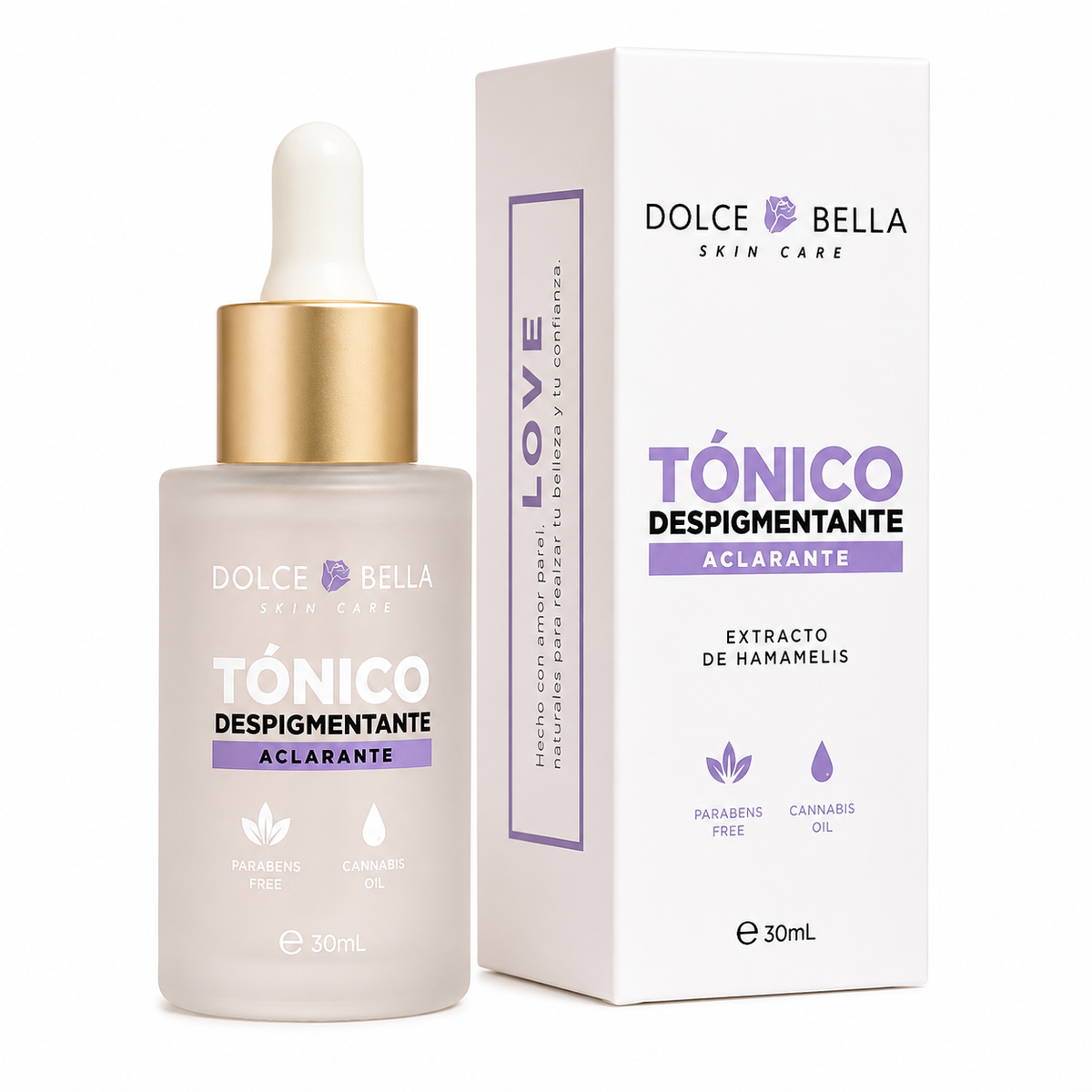 Tónico Despigmentante Aclarante Dolce Bella
