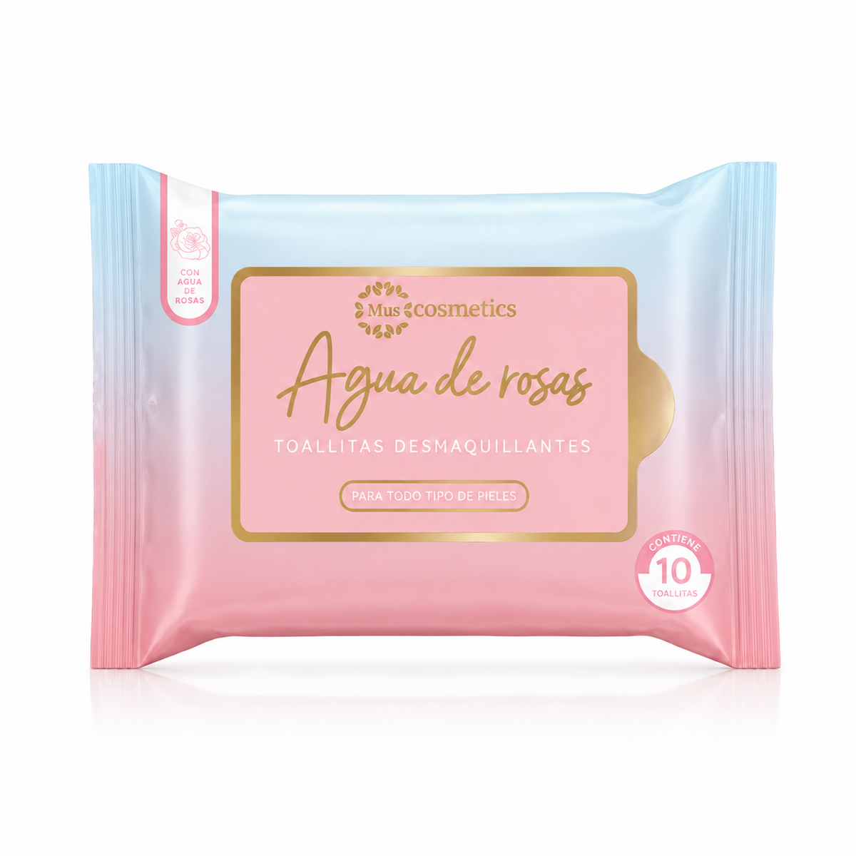 Toallitas Desmaquillantes de Rosas Miis Cosmetics