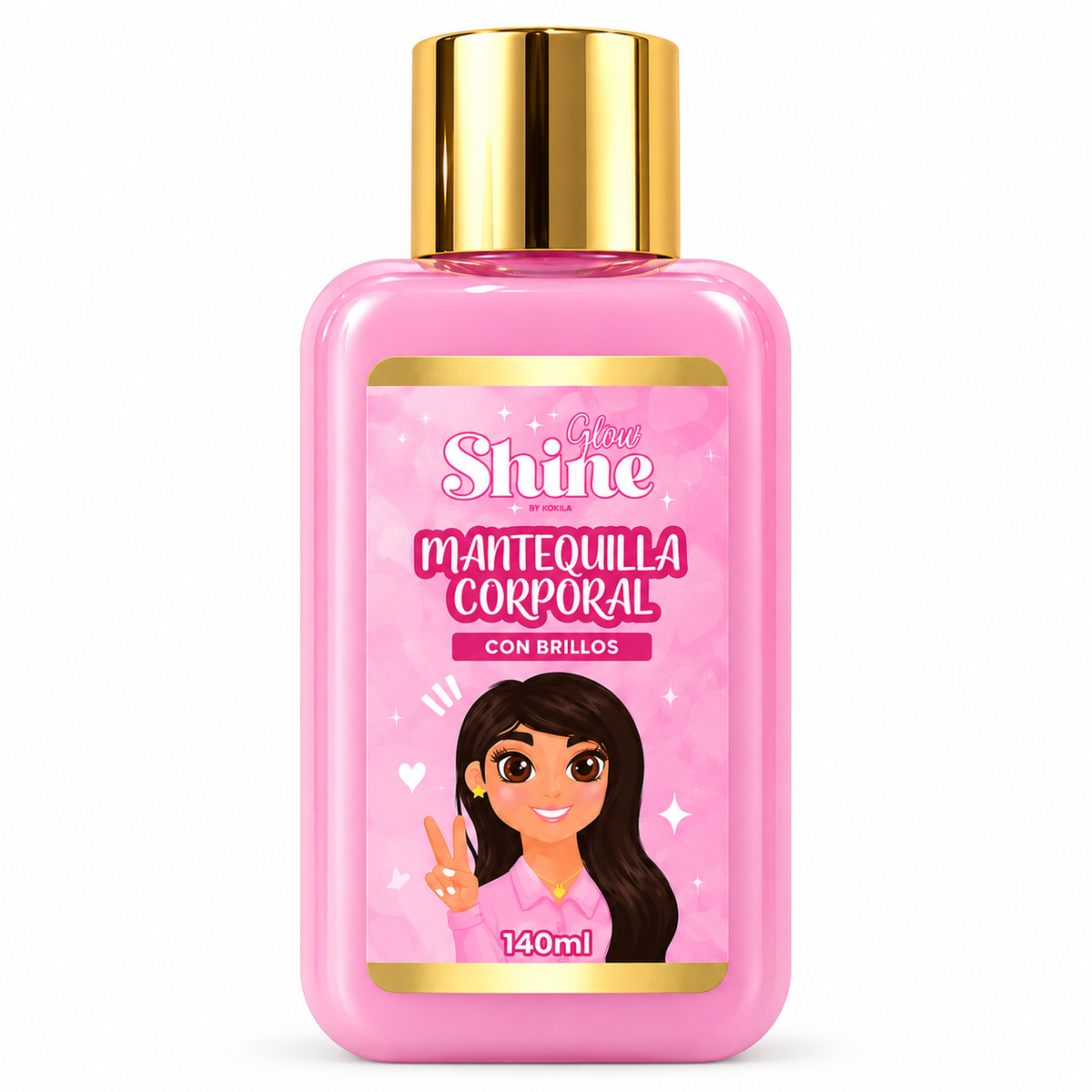 Mantequilla Corporal Mini con Brillitos Glow Shine By Yaja