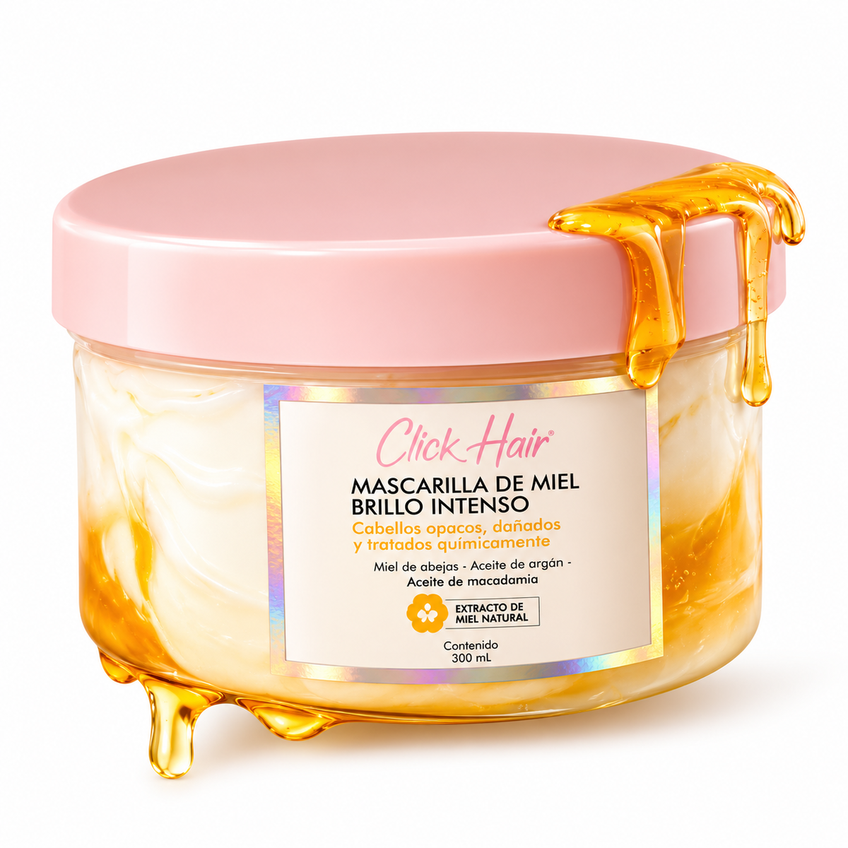 Mascarilla Miel Brillo Intenso Click Hair