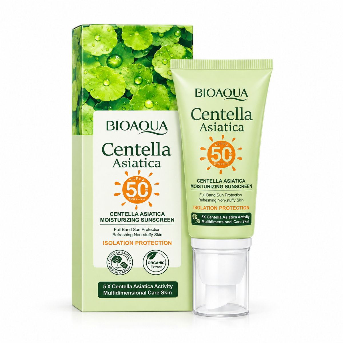 Protector Solar con Centella Asiática