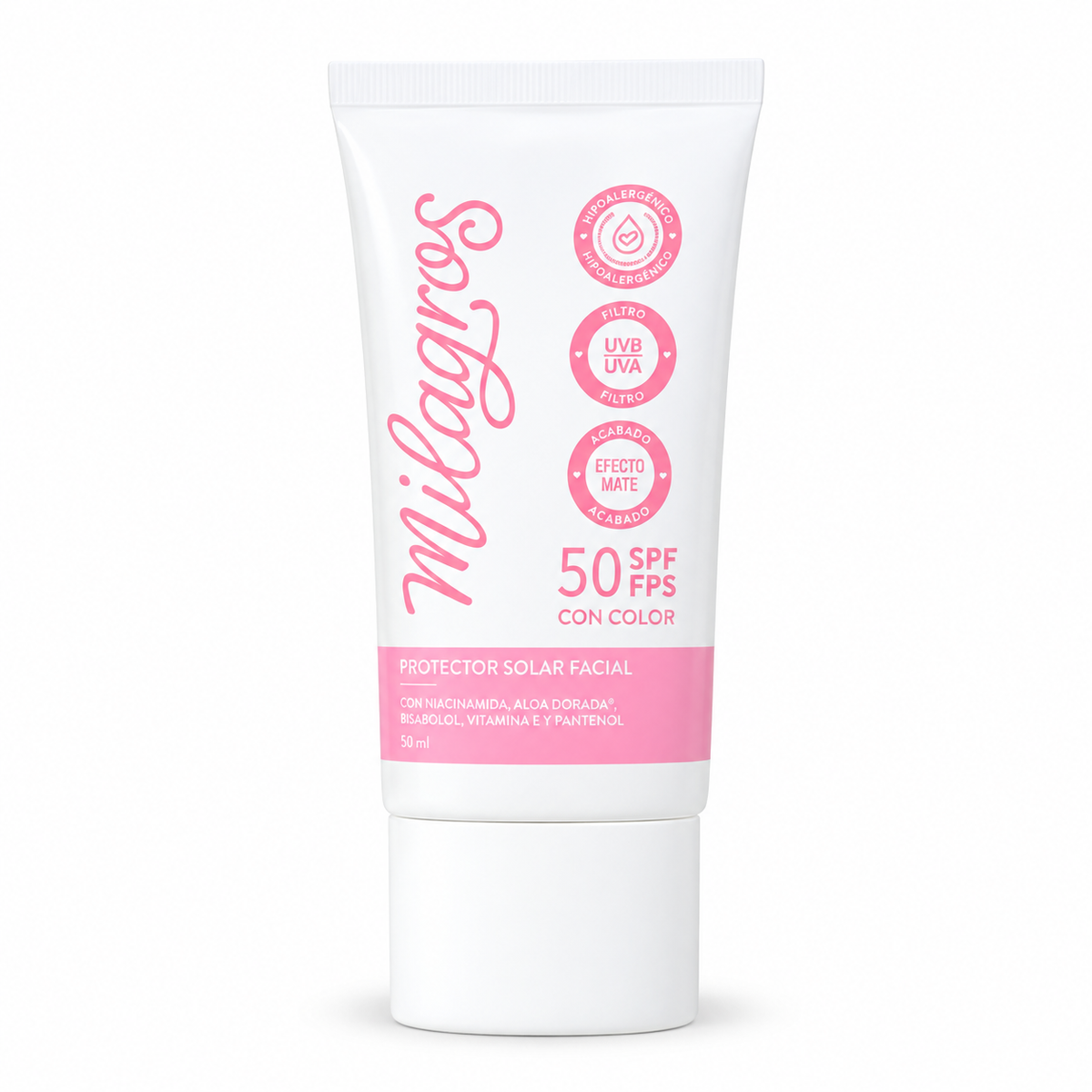 Protector Solar Facial con Color